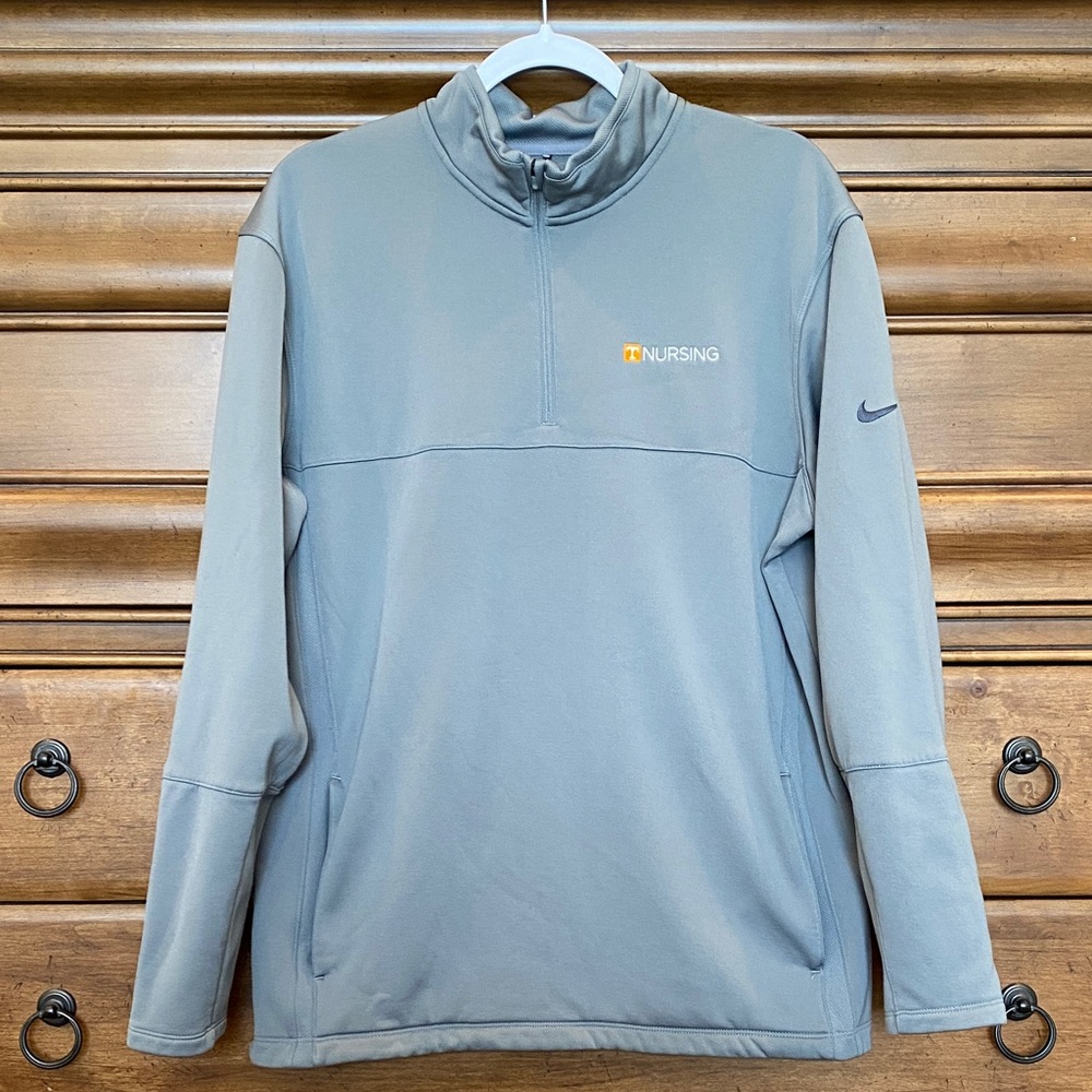 Nike University of Tennessee Nursing Gray Quarter-Zip Pullover